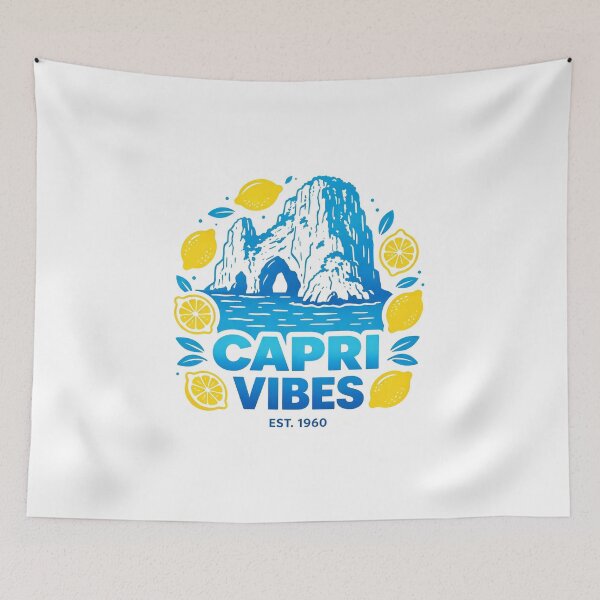 Item preview, Capri Vibes – Amalfi Coast Lemon & Island Travel Design designed and sold by VladisWorld.