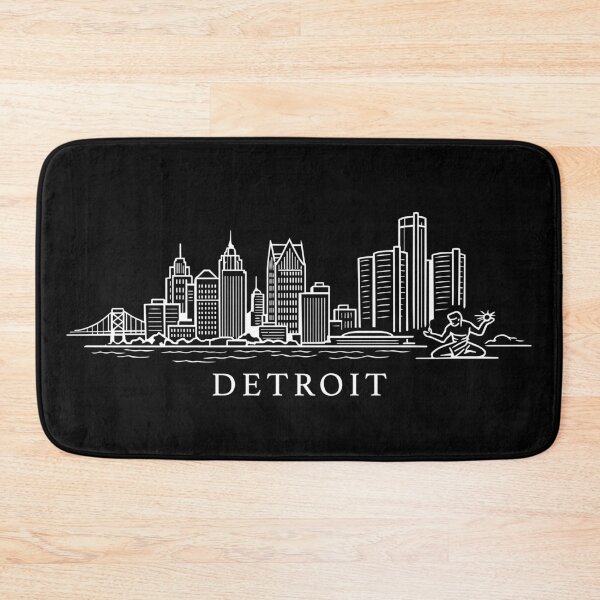 Item preview, Detroit Skyline Line Drawing designed and sold by RebeccaMich.