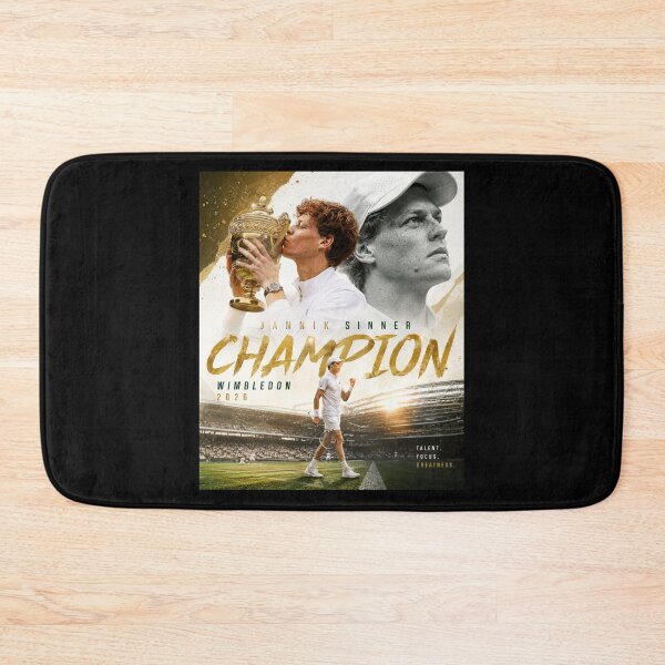 Item preview, Jannik Sinner Wimbledon Champion 2026 designed and sold by Malakiacount.