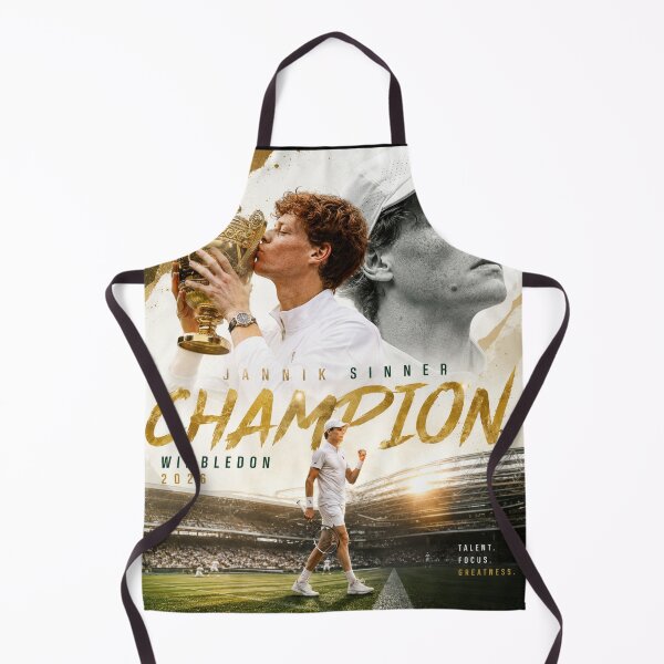 Item preview, Jannik Sinner Wimbledon Champion 2026 designed and sold by Malakiacount.