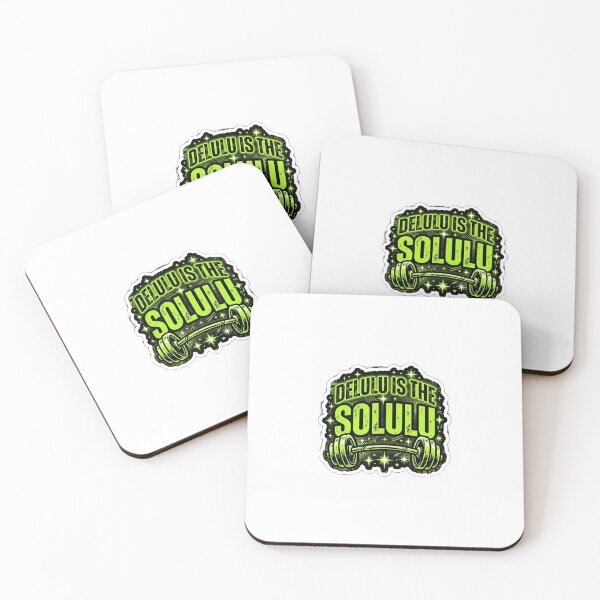Item preview, Delulu is the Solulu Gym Motivation Sticker designed and sold by Ciphern.