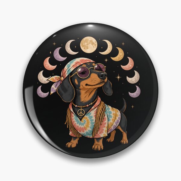Item preview, Witchy Dachshund Boho Weenie Mama designed and sold by Cute & Sassy Custom Gifting Boutiques.