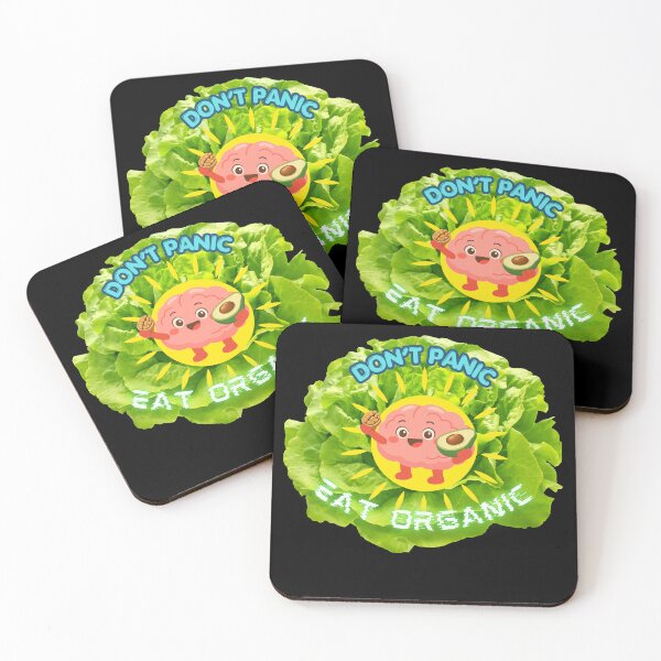 Item preview, Don't Panic Eat Organic Funny Gifts For Vegetarians designed and sold by zebek-design.