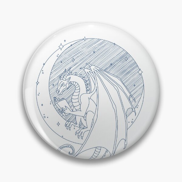 Item preview, Dragon Reeading on a Moon designed and sold by Charlotte Paints.