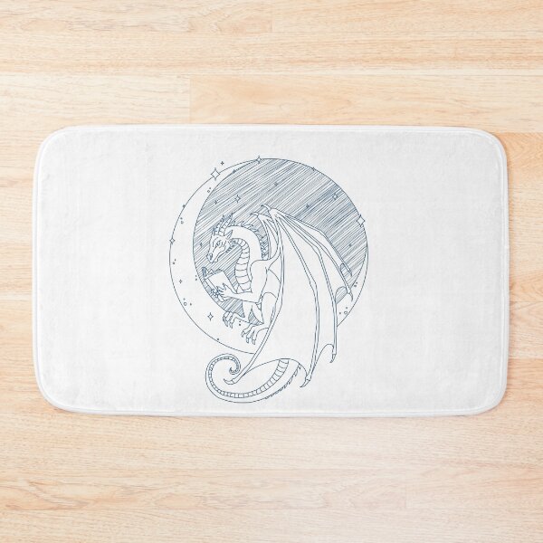 Item preview, Dragon Reeading on a Moon designed and sold by Charlotte Paints.