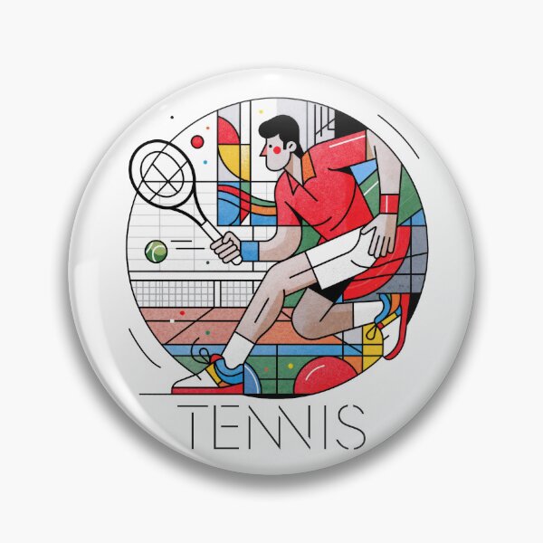 Item preview, Geometric Tennis Motion designed and sold by ForeverPrintsOK.