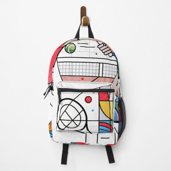 Item preview, Sticker - Decal - Geometric Tennis Motion designed and sold by ForeverPrintsOK.