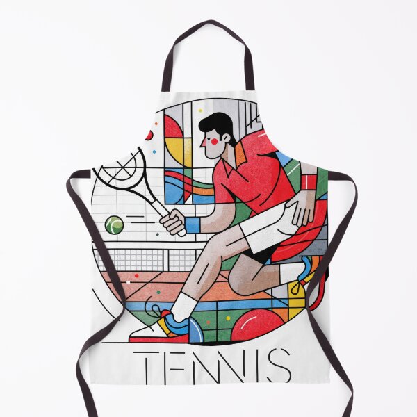 Item preview, Sticker - Decal - Geometric Tennis Motion designed and sold by ForeverPrintsOK.