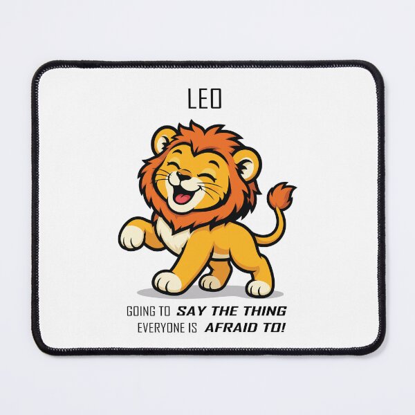 Item preview, Leo - Not Afraid to Say It! designed and sold by Remake Design Lab.