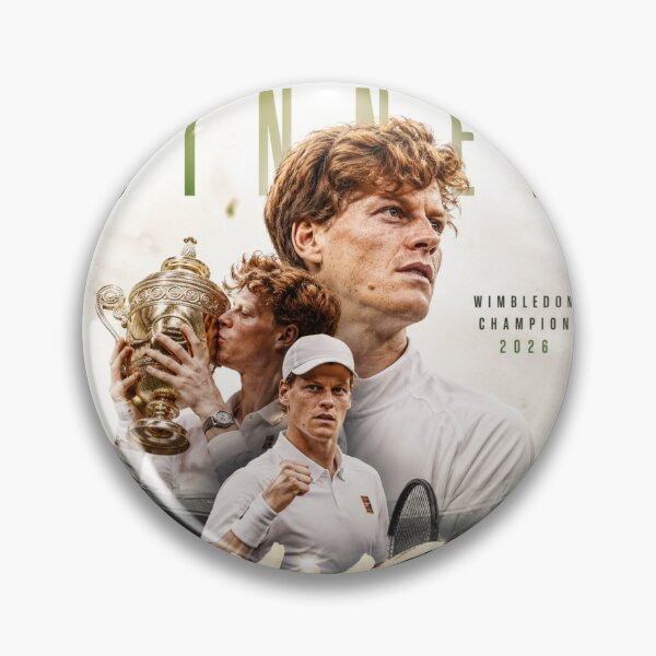 Item preview, Jannik Sinner Wimbledon Champion 2026 designed and sold by Malakiacount.