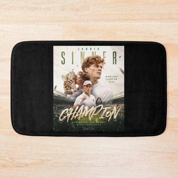 Item preview, Jannik Sinner Wimbledon Champion 2026 designed and sold by Malakiacount.