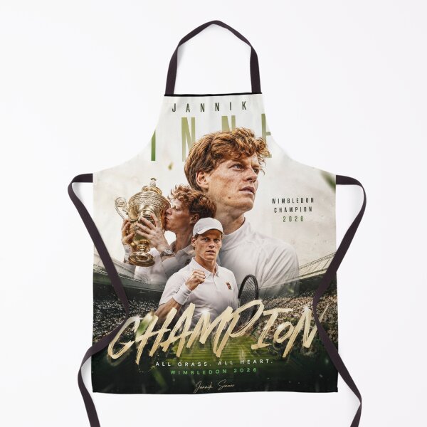 Item preview, Jannik Sinner Wimbledon Champion 2026 designed and sold by Malakiacount.
