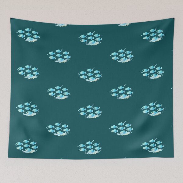 Item preview,  Watercolor Fish School  designed and sold by DariaCraft.