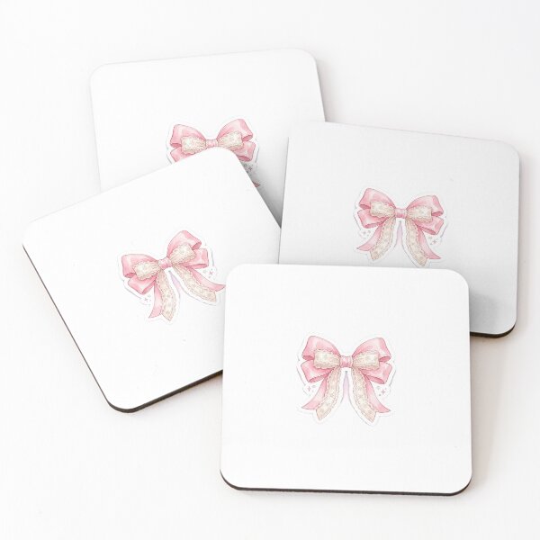 Item preview, Coquette Bow Aesthetic Pink Girly Hydro Sticker designed and sold by Ciphern.