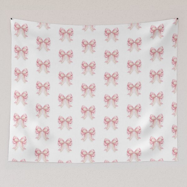 Item preview, Coquette Bow Aesthetic Pink Girly Hydro Sticker designed and sold by Ciphern.