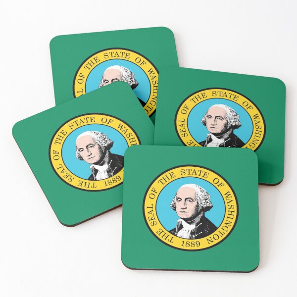Item preview, Vintage Washington Flag - Distressed Retro Style designed and sold by youngVl.
