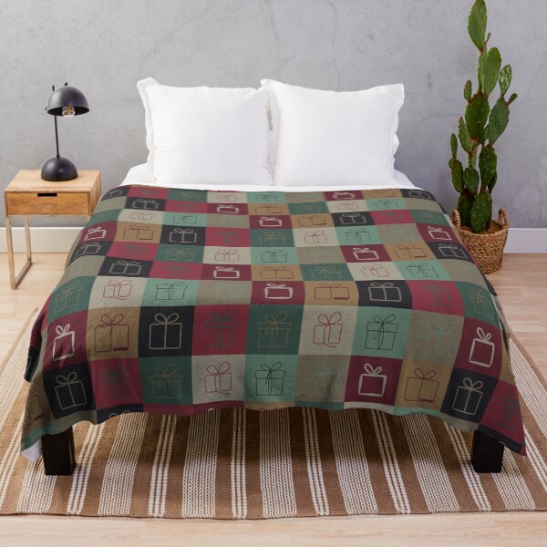 Item preview, Vintage seamless pattern with christmas gifts designed and sold by AlicinaM.