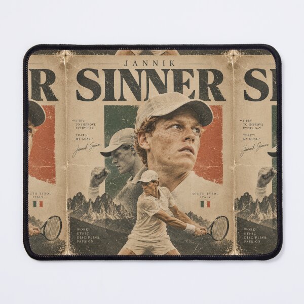 Item preview, Jannik Sinner Wimbledon Champion 2026 designed and sold by Malakiacount.