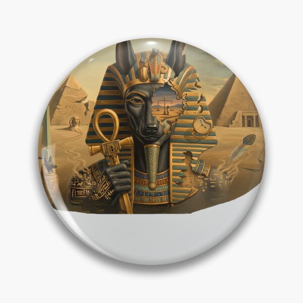 Item preview, Surreal Anubis and the Ancient Egyptian Pyramids designed and sold by CocoPeak.