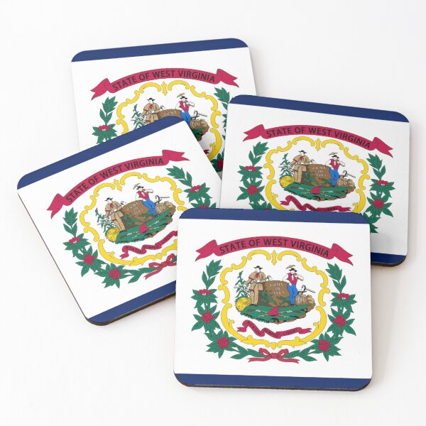 Item preview, Vintage West Virginia Flag - Distressed Retro Style designed and sold by youngVl.