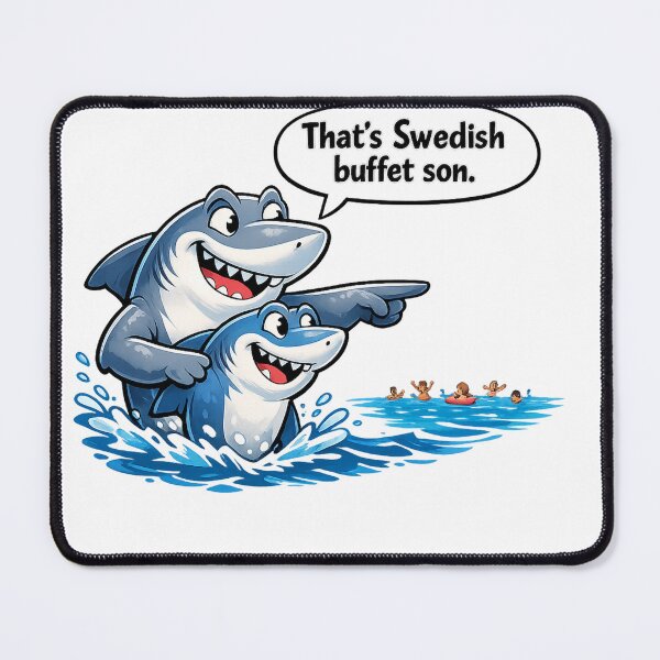 Item preview, Swedish Buffet Sharks designed and sold by MixPhoneCases.