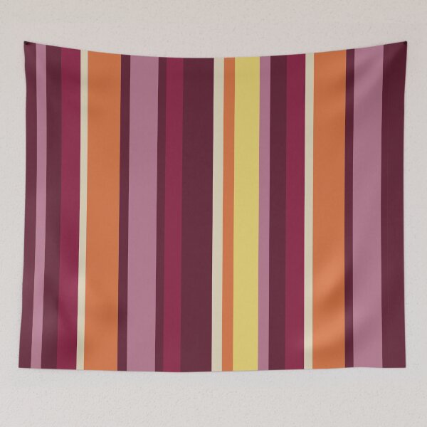 Item preview, Maracuja Multicolored Stripes Pattern designed and sold by moonna designs.