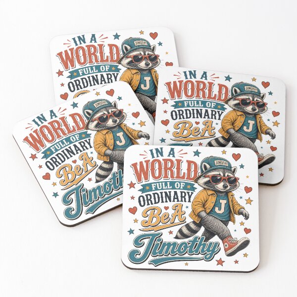 Item preview, In A World Full Of Ordinary Be A Timothy Raccoon - Funny Jimothy Meme designed and sold by conggamenhatvip.