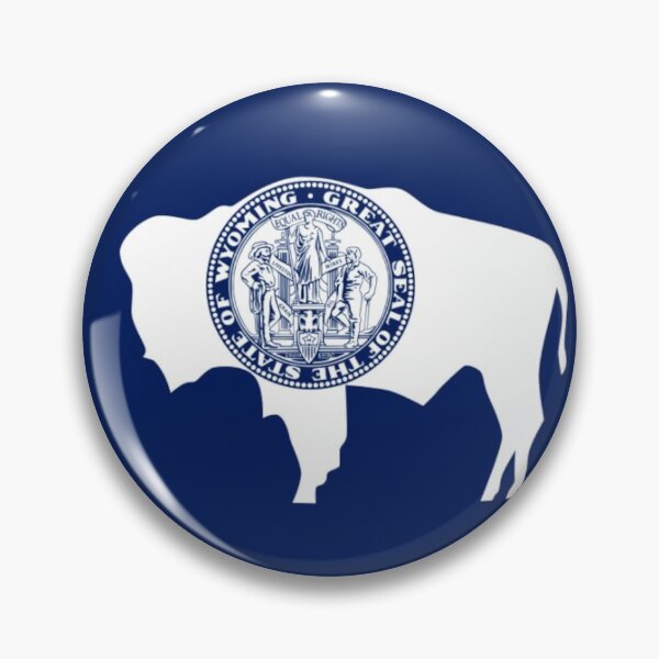 Item preview, Vintage Wyoming Flag - Distressed Retro Style designed and sold by youngVl.