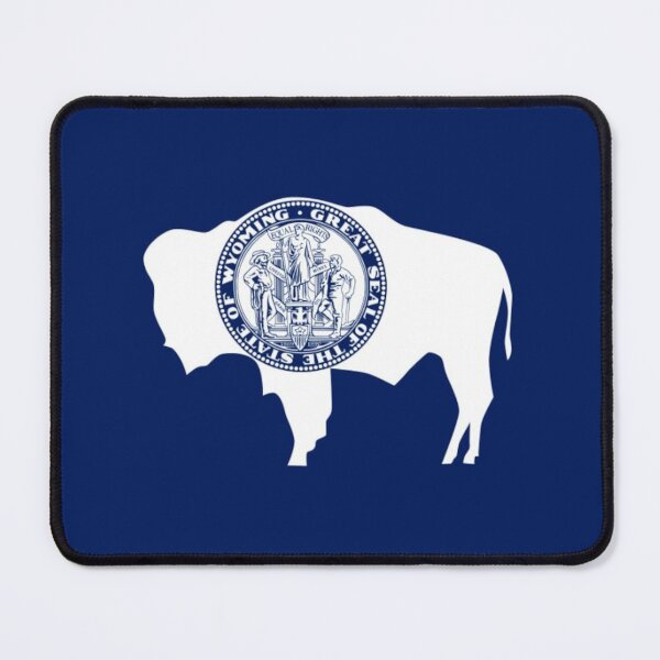 Item preview, Vintage Wyoming Flag - Distressed Retro Style designed and sold by youngVl.