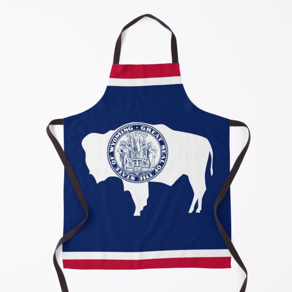 Item preview, Vintage Wyoming Flag - Distressed Retro Style designed and sold by youngVl.