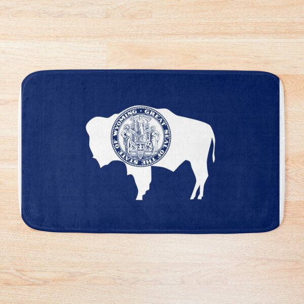 Item preview, Vintage Wyoming Flag - Distressed Retro Style designed and sold by youngVl.