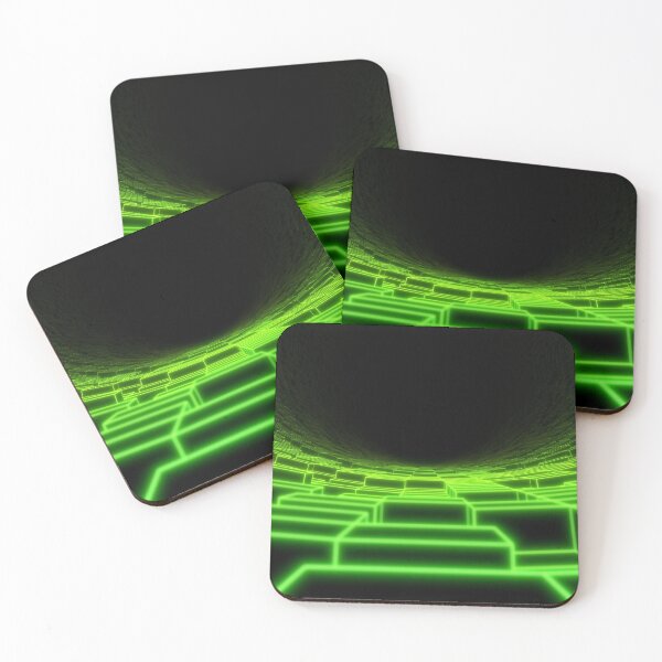 Item preview, Cave & Green Neon Blocks designed and sold by Electric Shock!! Design.