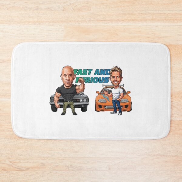 Item preview, Hilarious caricature of Paul Walker and Van Diesel designed and sold by vectorlove.