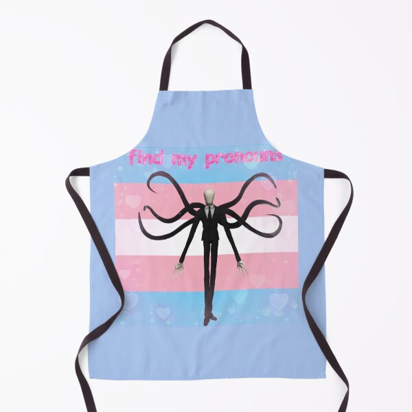 Item preview, slenderman "find my pronouns" designed and sold by PLANET-VEE.