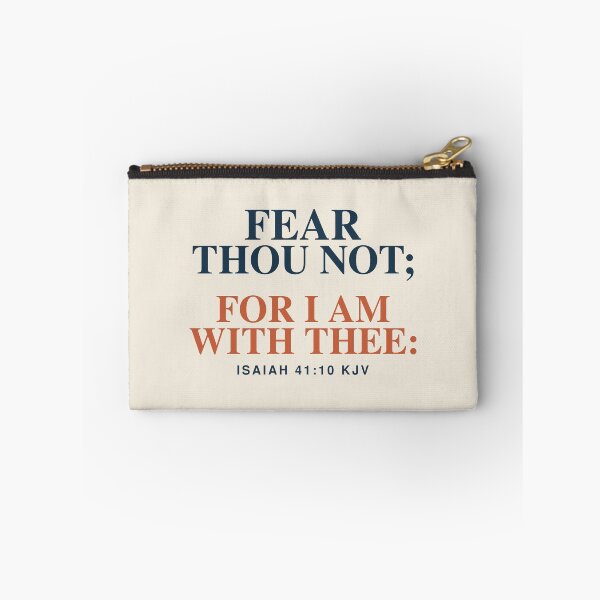 Item preview, Fear Thou Not Isaiah 41:10 KJV Christian Gift designed and sold by FaithThroughEverySeason.