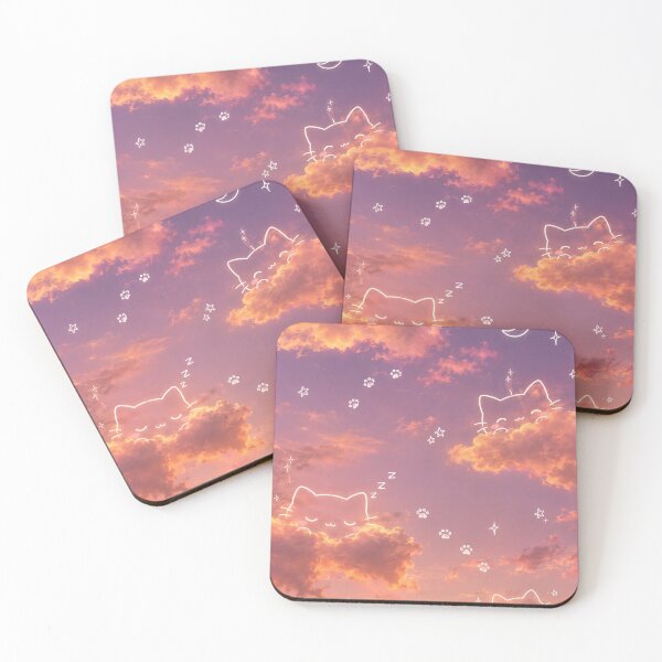 Item preview, Sleepy cloud cats designed and sold by Andréa Rose.