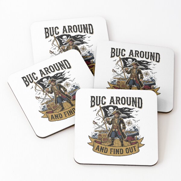 Item preview, BUC Around And Find Out Funny Game Day Retro Sports Quote designed and sold by get55shirt.