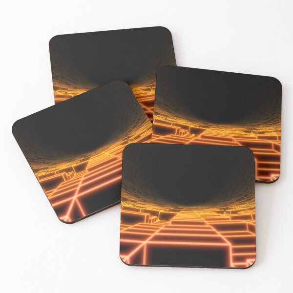Item preview, Cave & Orange Neon Blocks designed and sold by Electric Shock!! Design.