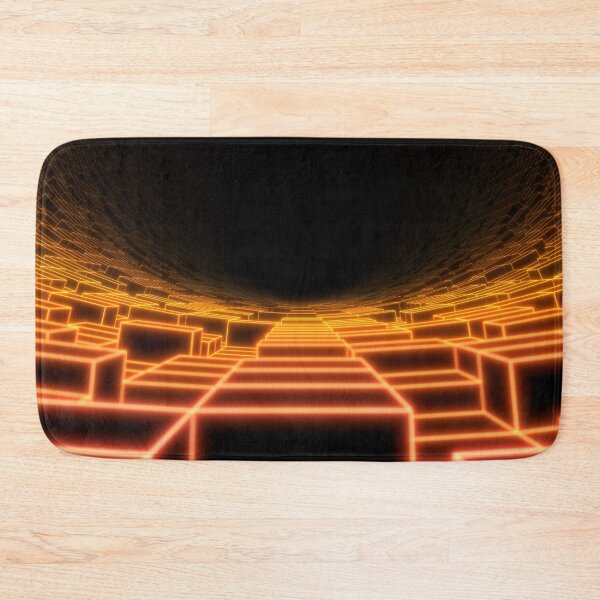 Item preview, Cave & Orange Neon Blocks designed and sold by Electric Shock!! Design.