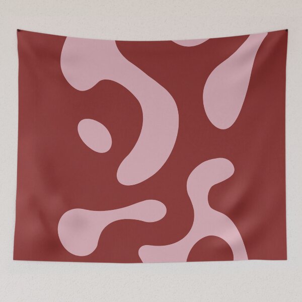 Item preview, Flex Red/Pink Flow Bubbly Pattern designed and sold by moonna designs.