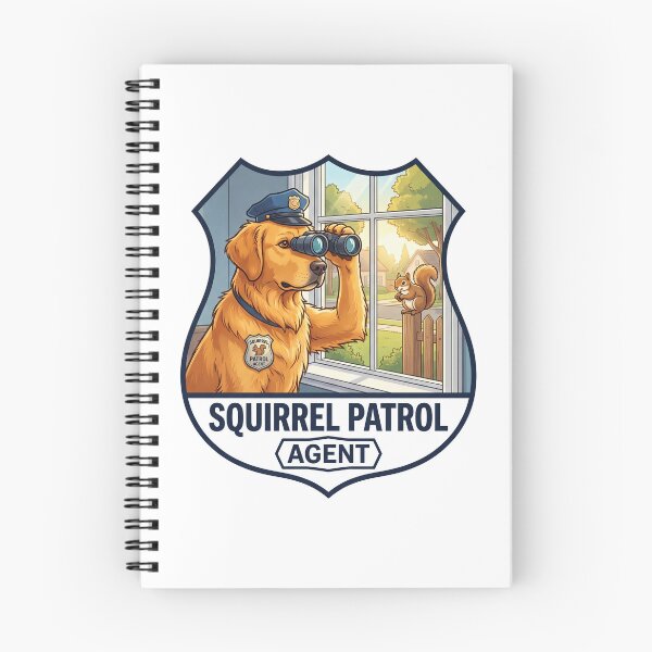 Item preview, Golden Squirrel Patrol Agent designed and sold by zoughlal.