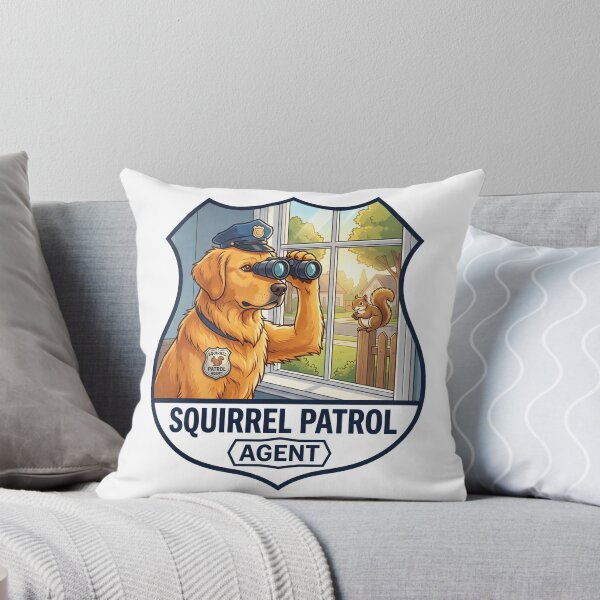 Item preview, Golden Squirrel Patrol Agent designed and sold by zoughlal.