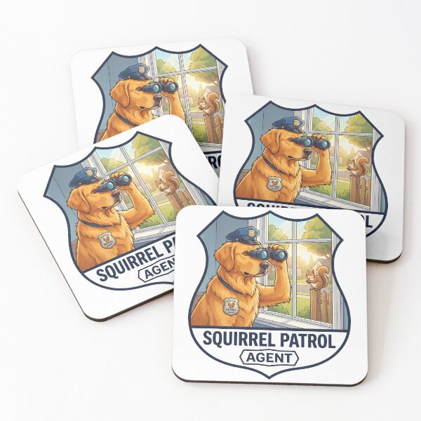 Item preview, Golden Squirrel Patrol Agent designed and sold by zoughlal.