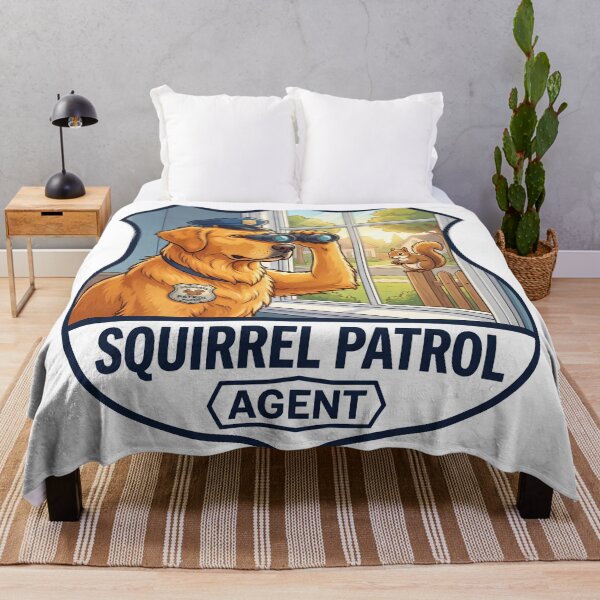 Item preview, Golden Squirrel Patrol Agent designed and sold by zoughlal.