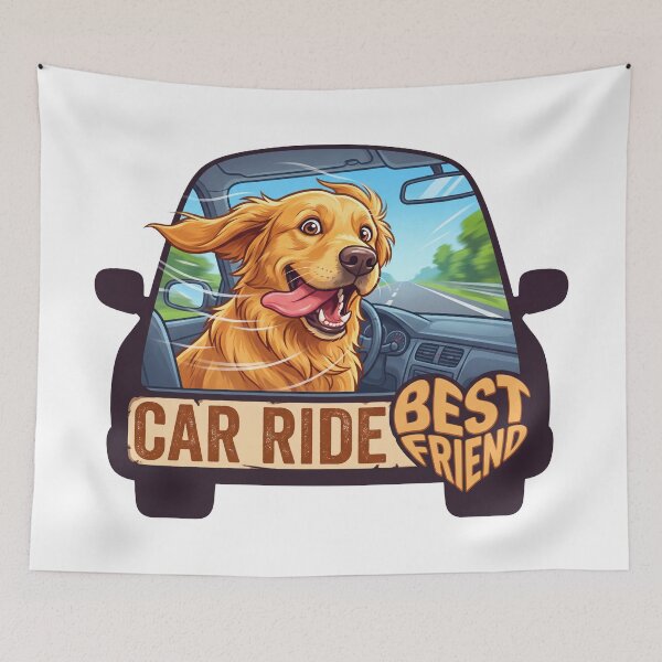 Item preview, Golden Car Ride Best Friend designed and sold by zoughlal.