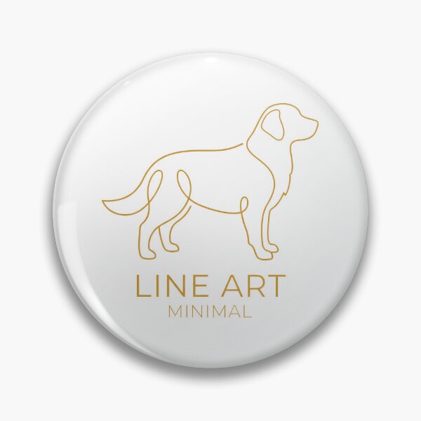Item preview, Golden Retriever Line Art Minimal designed and sold by zoughlal.