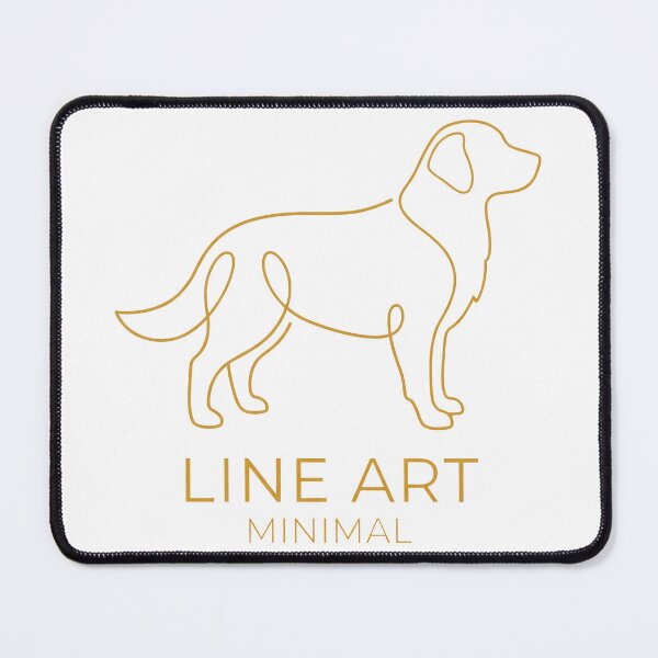 Item preview, Golden Retriever Line Art Minimal designed and sold by zoughlal.