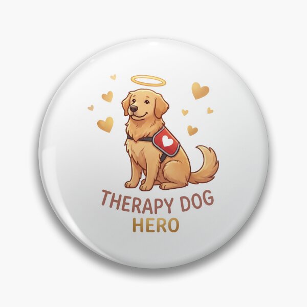 Item preview, Golden Retriever Therapy Dog Hero designed and sold by zoughlal.