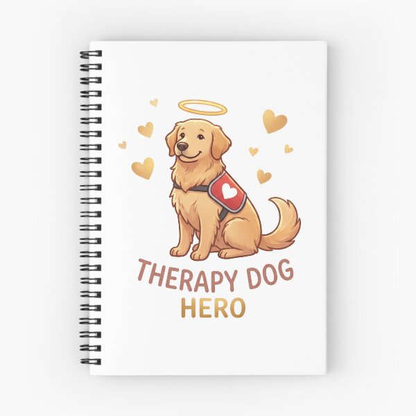 Item preview, Golden Retriever Therapy Dog Hero designed and sold by zoughlal.