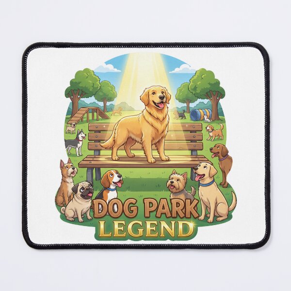 Item preview, Golden Retriever Dog Park Legend designed and sold by zoughlal.
